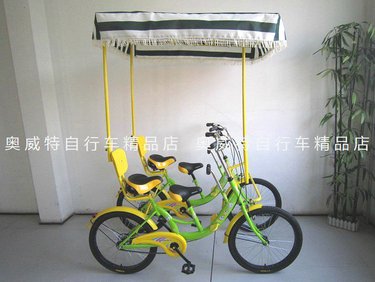 Двухместный / трехместный велосипед О'Витт таунхаус двойной автомобиль/двойной велосипед/бок о бок двойной автомобиль/квадроцикл/осмотр достопримечательностей на велосипеде