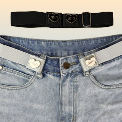 Lazy Pants Belt, Invisible Belt, Summer Decorative Elastic Stretch Jeans Belt, Women's Adjustable Waist Cincher Lazy Pants Belt, Invisible Belt, Summer Decorative Elastic Stretch Jeans Belt, Women's Adjustable Waist Cincher