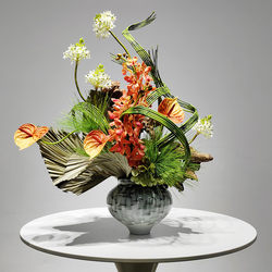 Artificial Flower Arrangement for Hotel Front Desk, Lobby, Clubhouse Entrance, Company, Shop, High-End Light Luxury Soft Decoration, Fake Flower Decorative Ornaments Artificial Flower Arrangement for Hotel Front Desk, Lobby, Clubhouse Entrance, Company, Shop, High-End Light Luxury Soft Decoration, Fake Flower Decorative Ornaments