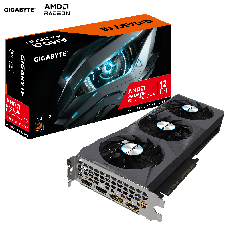 GIGABYTE グラフィックボード RX6750GRE GIGABYTE Radeon RX 6750 GRE 12GB GDDR6X グラフィックボード