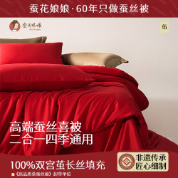 Xiaohongshu Same Style Silk Quilt for Wedding, Mother-In-Law Quilt, Silk Quilt, Winter Quilt, Mulberry Silk Dowry for Wedding Celebration Xiaohongshu Same Style Silk Quilt for Wedding, Mother-In-Law Quilt, Silk Quilt, Winter Quilt, Mulberry Silk Dowry for Wedding Celebration