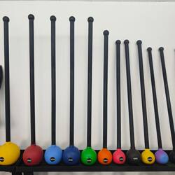 Leaf Autumn Hammerbell Physical Fitness Staff Explosive Power Balance Round Head Rubber-Coated Steel Hammer Macebell Hammerbell Leaf Autumn Hammerbell Physical Fitness Staff Explosive Power Balance Round Head Rubber-Coated Steel Hammer Macebell Hammerbell