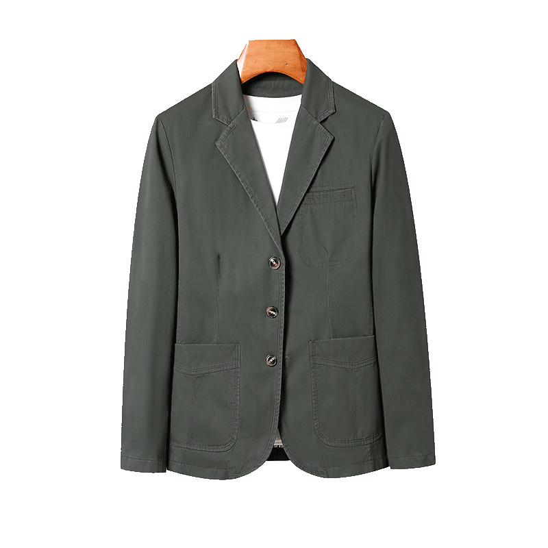 Washed cotton suit jacket men's spring and autumn lapel jacket business casual middle-aged and elderly daddy suit jacket
Washed cotton suit jacket men's spring and autumn lapel jacket business casual middle-aged and elderly daddy suit jacket