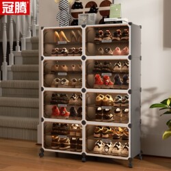 Shoe Rack Multi-Layer Household Indoor Shoe Storage Entry Door Stairs Dust-Proof Simple Shoe Cabinet at Home Shoe Rack Multi-Layer Household Indoor Shoe Storage Entry Door Stairs Dust-Proof Simple Shoe Cabinet at Home