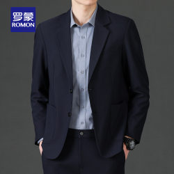 Romon Casual Blazer for Men 2025 New Autumn and Winter Fleece-Lined Thickened Suit with a High-End Feel, Business Formal Wear for Men Romon Casual Blazer for Men 2025 New Autumn and Winter Fleece-Lined Thickened Suit with a High-End Feel, Business Formal Wear for Men
