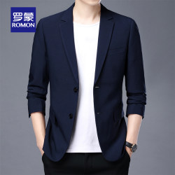 Romon Autumn and Winter Suits for Men 2025 New Business Casual Formal Suits for Young Men Single Suit Jacket Men's Clothing Romon Autumn and Winter Suits for Men 2025 New Business Casual Formal Suits for Young Men Single Suit Jacket Men's Clothing