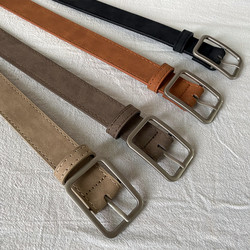 Korean Style New Suit Pants Belt, Simple and Versatile Square Buckle Trendy Belt, Fashionable Belt, Retro Student Belt Korean Style New Suit Pants Belt, Simple and Versatile Square Buckle Trendy Belt, Fashionable Belt, Retro Student Belt