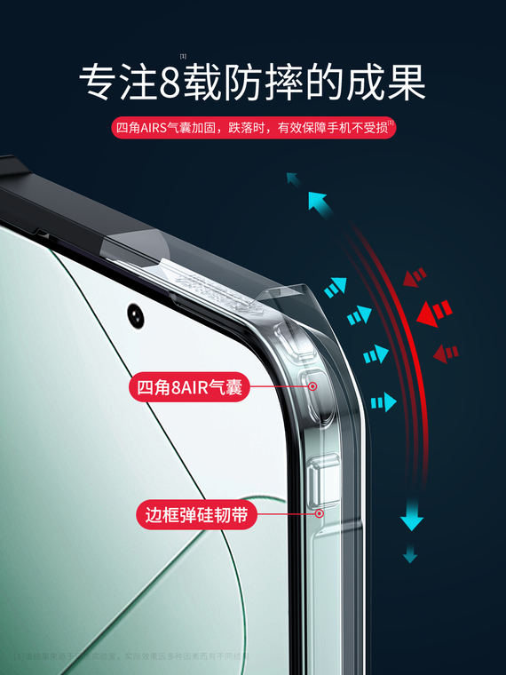 Xundd Airbag Corner Protection Premium Tough Shockproof Transparent Clear 15, 14, 13, 12 iPhone Case