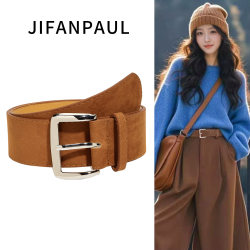 Women's Belt 2025 New Style Simple Unisex Belt Niche Commuter Versatile Casual Brown Belt Decorative Waist Belt Women's Belt 2025 New Style Simple Unisex Belt Niche Commuter Versatile Casual Brown Belt Decorative Waist Belt