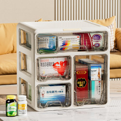 Medicine box/environmentally friendly material/large capacity/no installation required Medicine box/environmentally friendly material/large capacity/no installation required