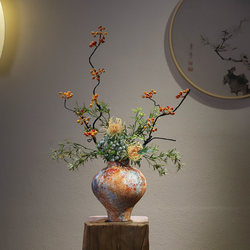 Ceramic Vase, Chinese Song Dynasty Aesthetics, Zen Style Ornament, B&B, Tavern, Wabi-Sabi, Medieval Retro, French Creative Decoration Ceramic Vase, Chinese Song Dynasty Aesthetics, Zen Style Ornament, B&B, Tavern, Wabi-Sabi, Medieval Retro, French Creative Decoration