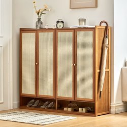 Shoe Rack for Home Entrance, Space-Saving Storage Rack, Solid Wood Multi-Layer with Door, Dust-Proof, Economical Shoe Cabinet Shoe Rack for Home Entrance, Space-Saving Storage Rack, Solid Wood Multi-Layer with Door, Dust-Proof, Economical Shoe Cabinet
