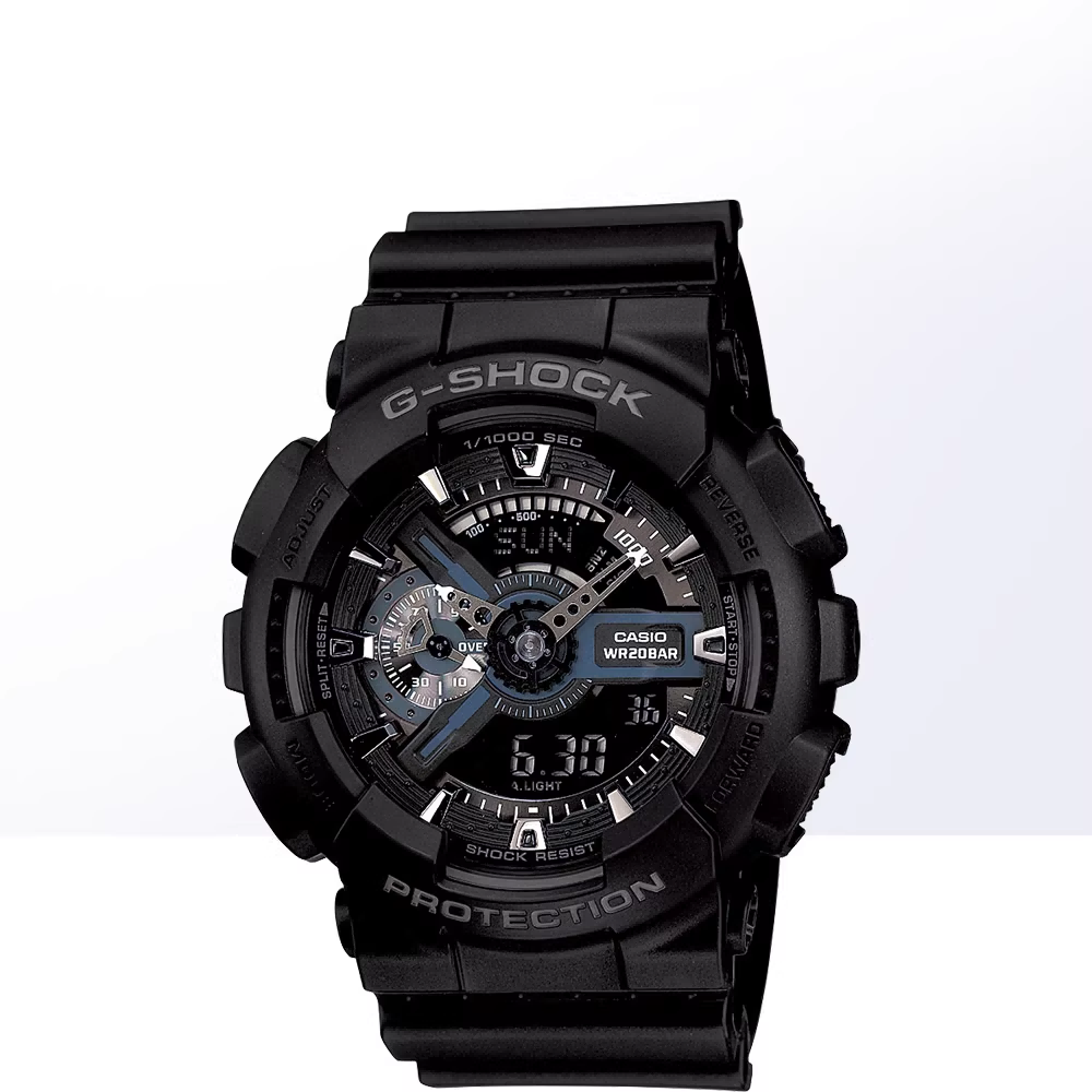 Casio G-Shock GA-110-1BDR Black Sports Watch