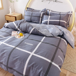 Pure cotton cotton bedding four-piece set 1.5 m 1.8m bed hat bed skirt cover Bed Sheets Double quilt cover 4-piece set Pure cotton cotton bedding four-piece set 1.5 m 1.8m bed hat bed skirt cover Bed Sheets Double quilt cover 4-piece set