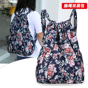 Versatile nylon drawstring pocket backpack for women, outdoor sports bag, mommy bag, large capacity backpack, lightweight travel bag 
Versatile nylon drawstring pocket backpack for women, outdoor sports bag, mommy bag, large capacity backpack, lightweight travel bag
