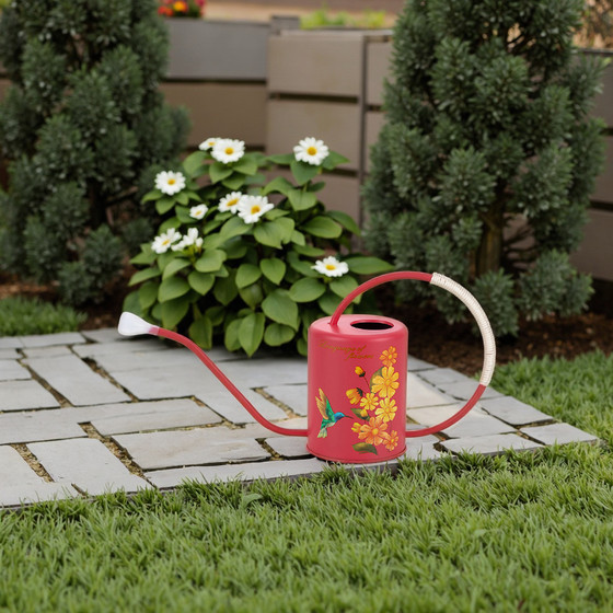 Long mouth watering kettle hemp rope anti-slip hand-heat handle stainless steel watering can plant watering kettle household gardening watering tool Long mouth watering kettle hemp rope anti-slip hand-heat handle stainless steel watering can plant watering kettle household gardening watering tool