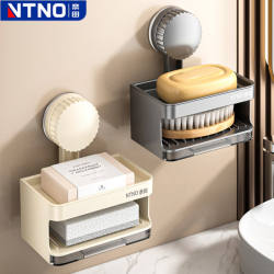 Nada Soap Dish Bathroom Wall-mounted Perforated Soap Dish Drain Bathroom Shelf Nada Soap Dish Bathroom Wall-mounted Perforated Soap Dish Drain Bathroom Shelf
