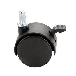 1.5-inch straight grain universal wheel with brake wheel air conditioning fan office crib plug rod wheel furniture appliance caster 1.5-inch straight grain universal wheel with brake wheel air conditioning fan office crib plug rod wheel furniture appliance caster