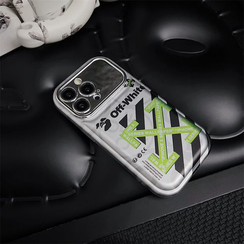 Green — OFF WHITE 15, 14, 13, 12 iPhone Case
