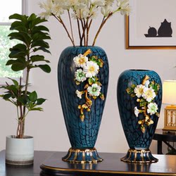 Enamel Colored Glass Vase Ornaments Are Light Luxury and High-End, Suitable for Living Room Tabletop Flower Arrangements, Entryway, Dining Table, Tv Cabinet, and Have a High-End Feel Enamel Colored Glass Vase Ornaments Are Light Luxury and High-End, Suitable for Living Room Tabletop Flower Arrangements, Entryway, Dining Table, Tv Cabinet, and Have a High-End Feel