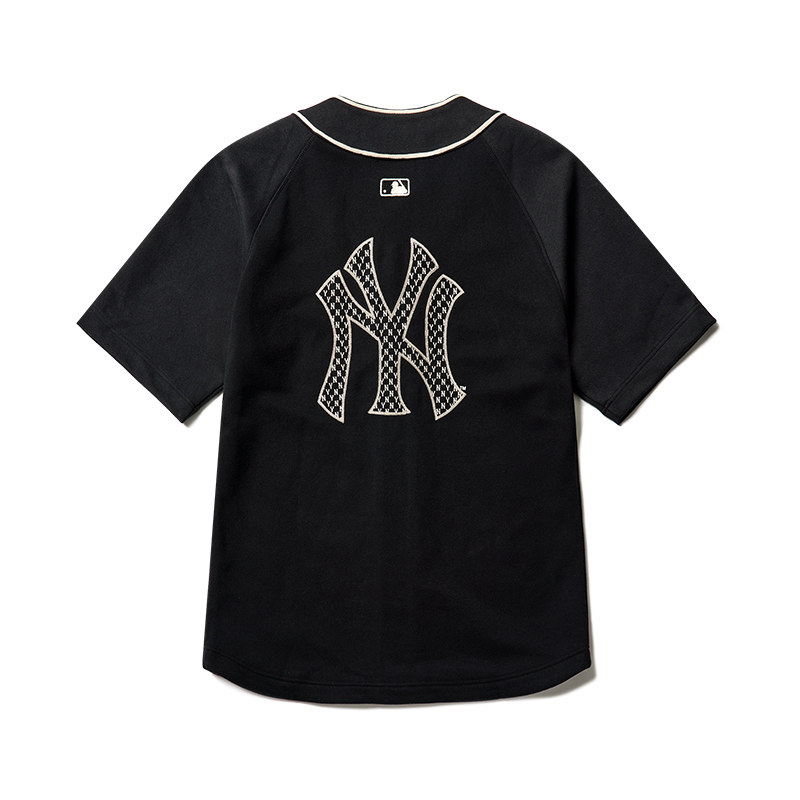 L】FCRB MLB L/S B&W BIG TEAM LOGO TEE