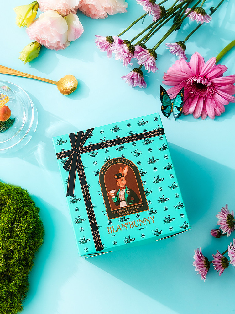 Blanbunny シークレットガーデン ボーンチャイナ マグカップ 蓋付き
