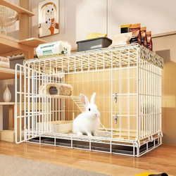 Rabbit Cage for Home Use, Extra-Large Indoor Rabbit Cage, Hamster Cage, Guinea Pig Cage, Dutch Pig Cage, New Model with Toilet for Small Rabbits Rabbit Cage for Home Use, Extra-Large Indoor Rabbit Cage, Hamster Cage, Guinea Pig Cage, Dutch Pig Cage, New Model with Toilet for Small Rabbits