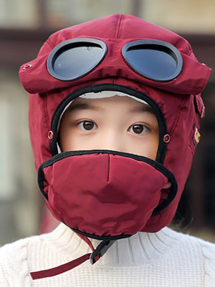 阳纹帽眼镜帽防风骑车保暖帽子护耳帽 阳纹帽眼镜帽防风骑车保暖帽子护耳帽