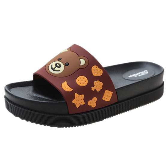 INS tidal slippers Female Xiawai wears fashion loose cake thick bottom anti -slip beach cold drag Korean version of cartoon bears
INS tidal slippers Female Xiawai wears fashion loose cake thick bottom anti -slip beach cold drag Korean version of cartoon bears