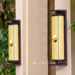 Lin Jue outdoor wall lamp thickened aluminum lamp body glass lamp cover Lin Jue outdoor wall lamp thickened aluminum lamp body glass lamp cover