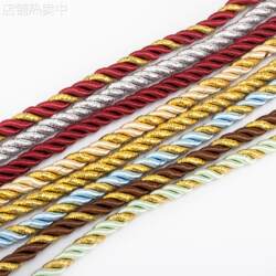 8mm diameter decorative rope curtain accessories sofa rope tie rope curtain decorative rope colorful twist rope 85 meters / handful 8mm diameter decorative rope curtain accessories sofa rope tie rope curtain decorative rope colorful twist rope 85 meters / handful