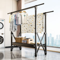 Foldable Floor-Standing Clothes Drying Rack for Indoor Use, Balcony, Outdoor, Bedroom, Quilt Drying Rack, Adjustable Clothes Drying Rack, Clothes Rod Foldable Floor-Standing Clothes Drying Rack for Indoor Use, Balcony, Outdoor, Bedroom, Quilt Drying Rack, Adjustable Clothes Drying Rack, Clothes Rod