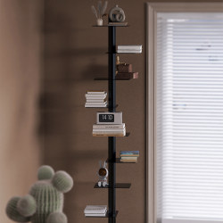 Rotating Invisible Bookshelf, Floor-Standing, Trendy Iron Art, Creative ins Style Magazine Storage, Aromatherapy, Multi-Layer Narrow Bookshelf Rotating Invisible Bookshelf, Floor-Standing, Trendy Iron Art, Creative ins Style Magazine Storage, Aromatherapy, Multi-Layer Narrow Bookshelf