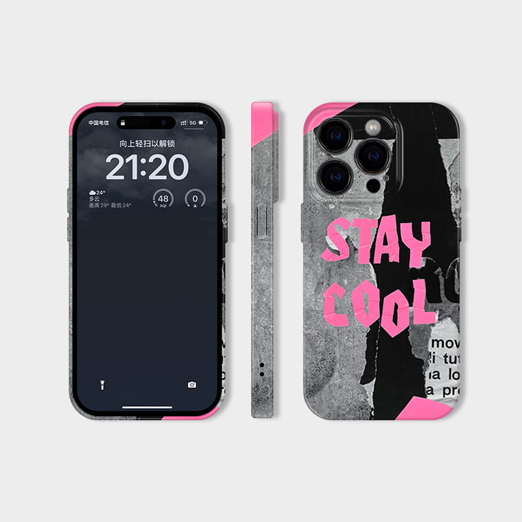 Stay New Artsy Graffiti 15, 14, 13, 12 iPhone Case