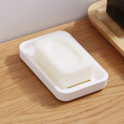 Nordic ins home drain creative large double-layer soap dish Japanese bathroom storage shelf Nordic ins home drain creative large double-layer soap dish Japanese bathroom storage shelf