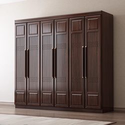 Gumufel New Chinese Style Solid Wood Wardrobe Purple Gold Sandalwood Home Bedroom Solid Wood Large Wardrobe Storage Gumufel New Chinese Style Solid Wood Wardrobe Purple Gold Sandalwood Home Bedroom Solid Wood Large Wardrobe Storage