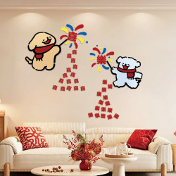 Wedding Room Decoration Set Living Room Sofa Background Wall Decoration Wedding Cute Line Art Puppy Kt Board Happy Words Wedding Wedding Room Decoration Set Living Room Sofa Background Wall Decoration Wedding Cute Line Art Puppy Kt Board Happy Words Wedding