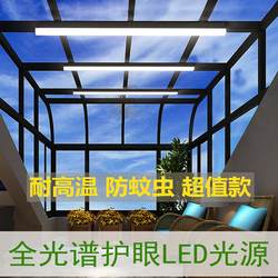 High-Temperature Resistant Sunroom-Specific Lamp, Full-Spectrum Eye-Protecting Led Ceiling Lamp, Balcony Mosquito-Proof Glass Room Canopy Lamp High-Temperature Resistant Sunroom-Specific Lamp, Full-Spectrum Eye-Protecting Led Ceiling Lamp, Balcony Mosquito-Proof Glass Room Canopy Lamp