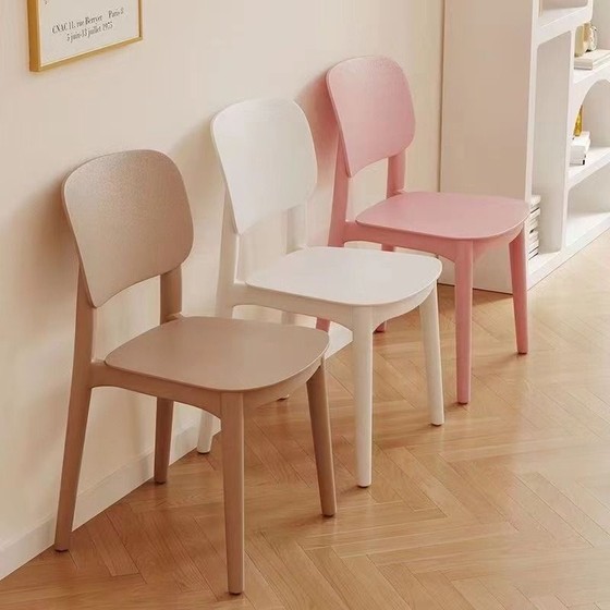 Thickened plastic dining chair modern simple backrest stool home dining table and chair sitting for a long time small chair high-end folding
Thickened plastic dining chair modern simple backrest stool home dining table and chair sitting for a long time small chair high-end folding