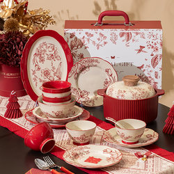 2025 New Bowl and Plate Set, High-End and Beautiful Ceramic Tableware Set, Bowls and Plates, Housewarming and Wedding Gift Box 2025 New Bowl and Plate Set, High-End and Beautiful Ceramic Tableware Set, Bowls and Plates, Housewarming and Wedding Gift Box