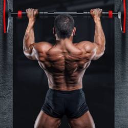 Home Door-Mounted Pull-Up Bar, Indoor Wall-Mounted, No-Drill Installation, Fitness Equipment, Stretching Bar Home Door-Mounted Pull-Up Bar, Indoor Wall-Mounted, No-Drill Installation, Fitness Equipment, Stretching Bar