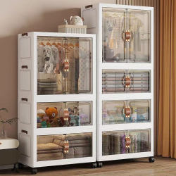 Installation-Free Baby Wardrobe Children's Storage Cabinet Clothes Organizer Box Baby Toy Small Wardrobe Plastic Household Storage Installation-Free Baby Wardrobe Children's Storage Cabinet Clothes Organizer Box Baby Toy Small Wardrobe Plastic Household Storage