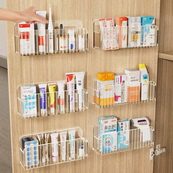Cabinet door medicine storage wall-mounted household large-capacity medical storage box small plaster box classification and organization rack
Cabinet door medicine storage wall-mounted household large-capacity medical storage box small plaster box classification and organization rack