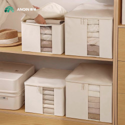 Washable Storage Box for Home Use, Pp Board Fabric Wardrobe Storage Box, Clothes Storage and Organization Box, Storage Specialist's Special Washable Storage Box for Home Use, Pp Board Fabric Wardrobe Storage Box, Clothes Storage and Organization Box, Storage Specialist's Special
