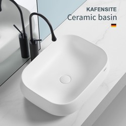 Creative Matte Countertop Basin Ceramic Oval Washbasin Artistic Washbasin Hotel Home Bathroom Balcony Basin Creative Matte Countertop Basin Ceramic Oval Washbasin Artistic Washbasin Hotel Home Bathroom Balcony Basin