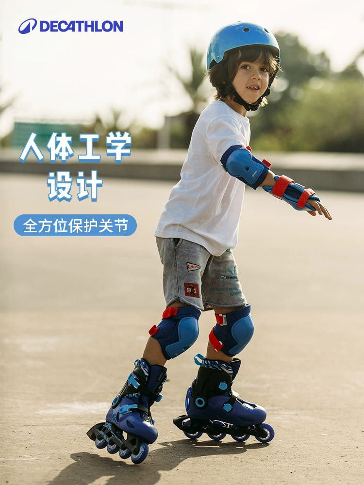 Sicurezza Pattinaggio Bici Set Protezioni Bambini 7 Pezzi - Casco, Ginocchiere, Gomitiere Per Pattinaggio E Bici Set Ginocchiere Gomitiere Bambini - 6