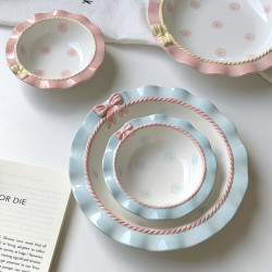 Cat bowl ceramic plate anti-black chin cat food bowl pet dog meal plate canned freeze-dried water-feeding food bowl ins wind Cat bowl ceramic plate anti-black chin cat food bowl pet dog meal plate canned freeze-dried water-feeding food bowl ins wind