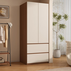 Wardrobe for Home Bedroom Solid Wood Storage Cabinet Modern Simple Storage Cabinet Small Apartment Double-Door Simple Children's Wardrobe Wardrobe for Home Bedroom Solid Wood Storage Cabinet Modern Simple Storage Cabinet Small Apartment Double-Door Simple Children's Wardrobe