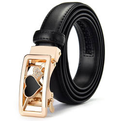 Women's Genuine Leather Automatic Buckle Decorative Thin Belt, Fashionable Women's Style, Student Korean Version, Versatile Trouser Belt for Women ins Trend Women's Genuine Leather Automatic Buckle Decorative Thin Belt, Fashionable Women's Style, Student Korean Version, Versatile Trouser Belt for Women ins Trend