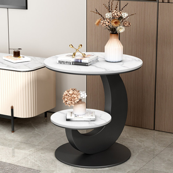 Rock slab Italian light luxury side table sofa coffee table double-layer corner table simple modern creative living and dining room balcony round table
Rock slab Italian light luxury side table sofa coffee table double-layer corner table simple modern creative living and dining room balcony round table